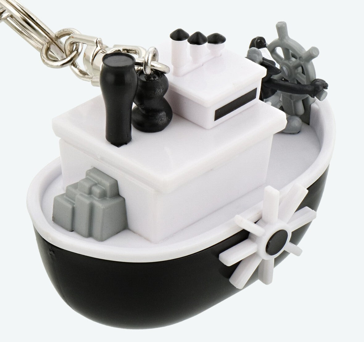 Japan Tokyo Disney Resort Popcorn Bucket Keychain Steamboat Willie Mickey