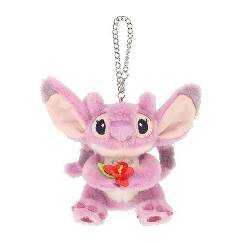Japan Tokyo Disney Resort Angel Plush Toy Charm Stitch Keychain 626