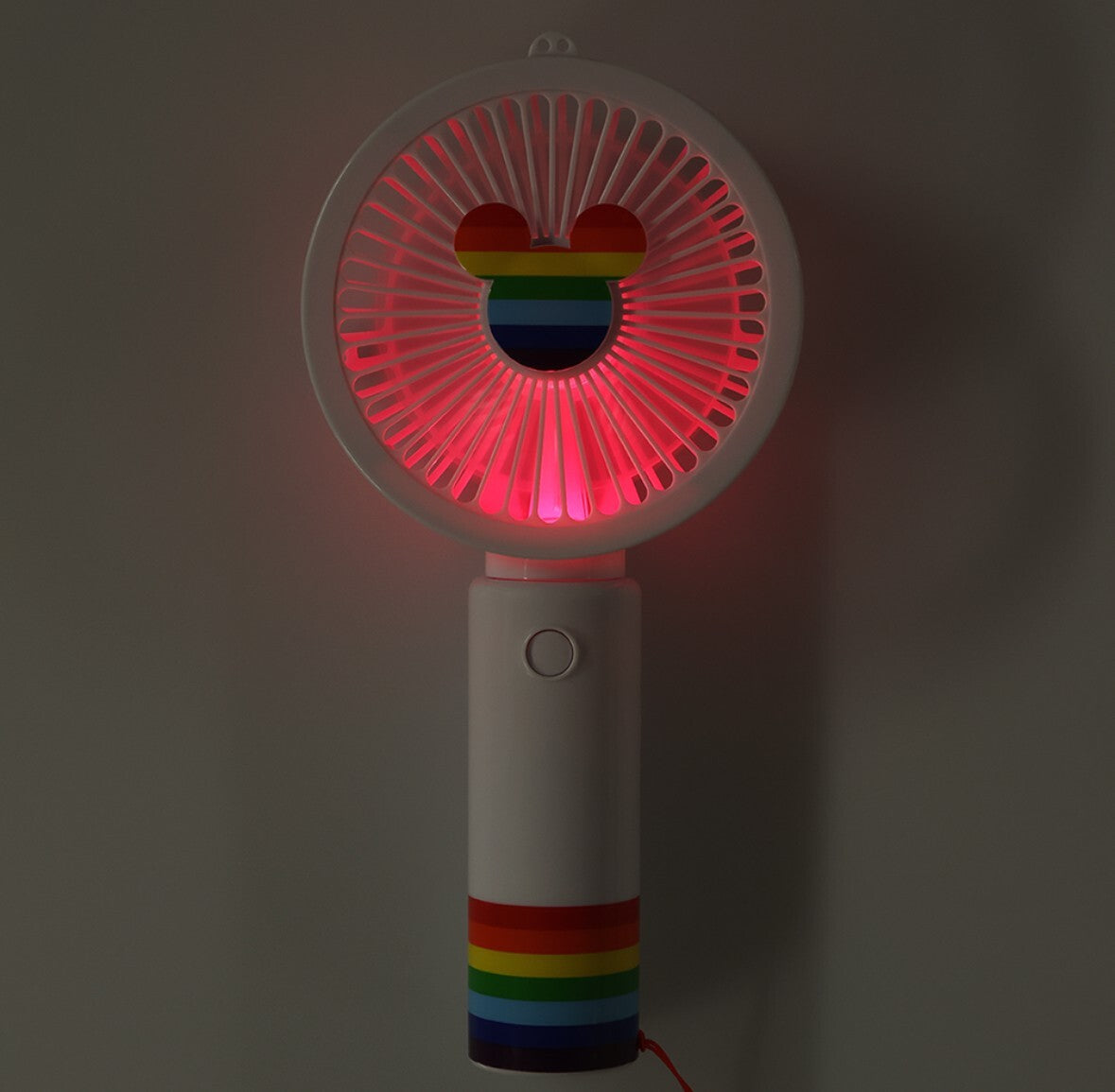 Japan Tokyo Disney Resort Electric fan Summer 2025 Glowing Light Rainbow