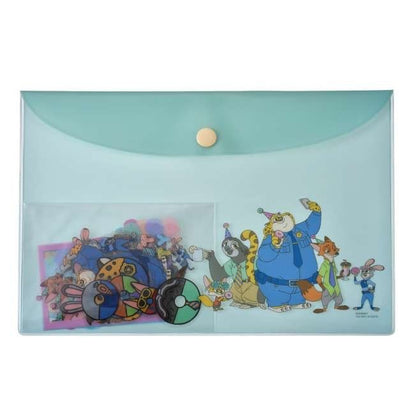 '+Japan Tokyo Disney Store Zootopia Stickers in Case 10th Anniversary Collection