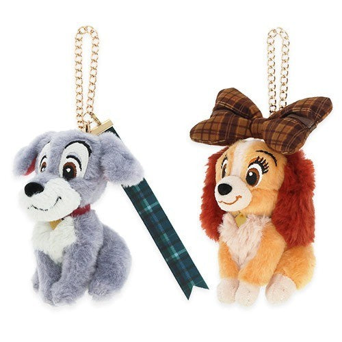Japan Tokyo Disney Resort Lady and the Tramp Plush Toy Charm Set