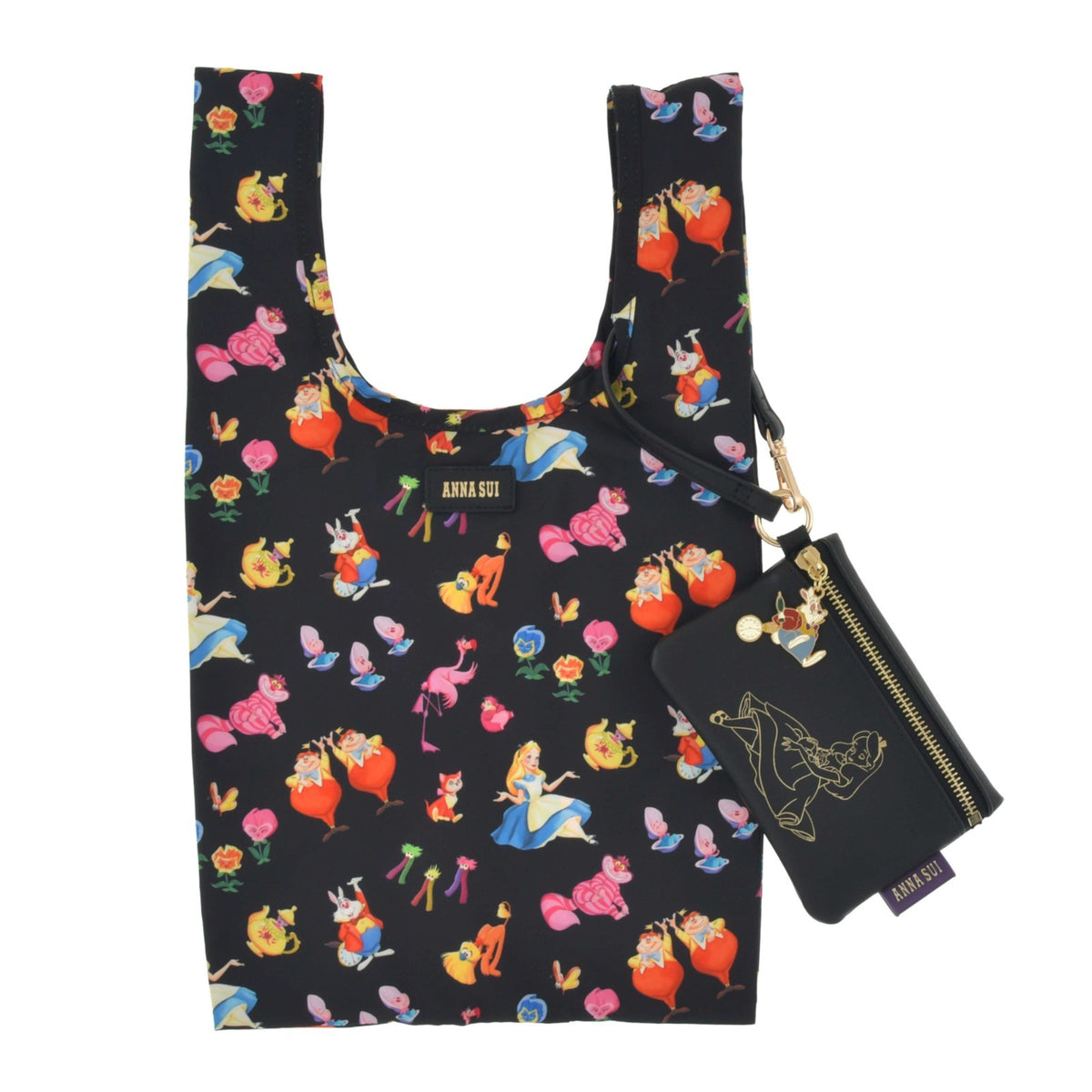 Japan Tokyo Disney Store Agent P Pouch Square Mesh Face