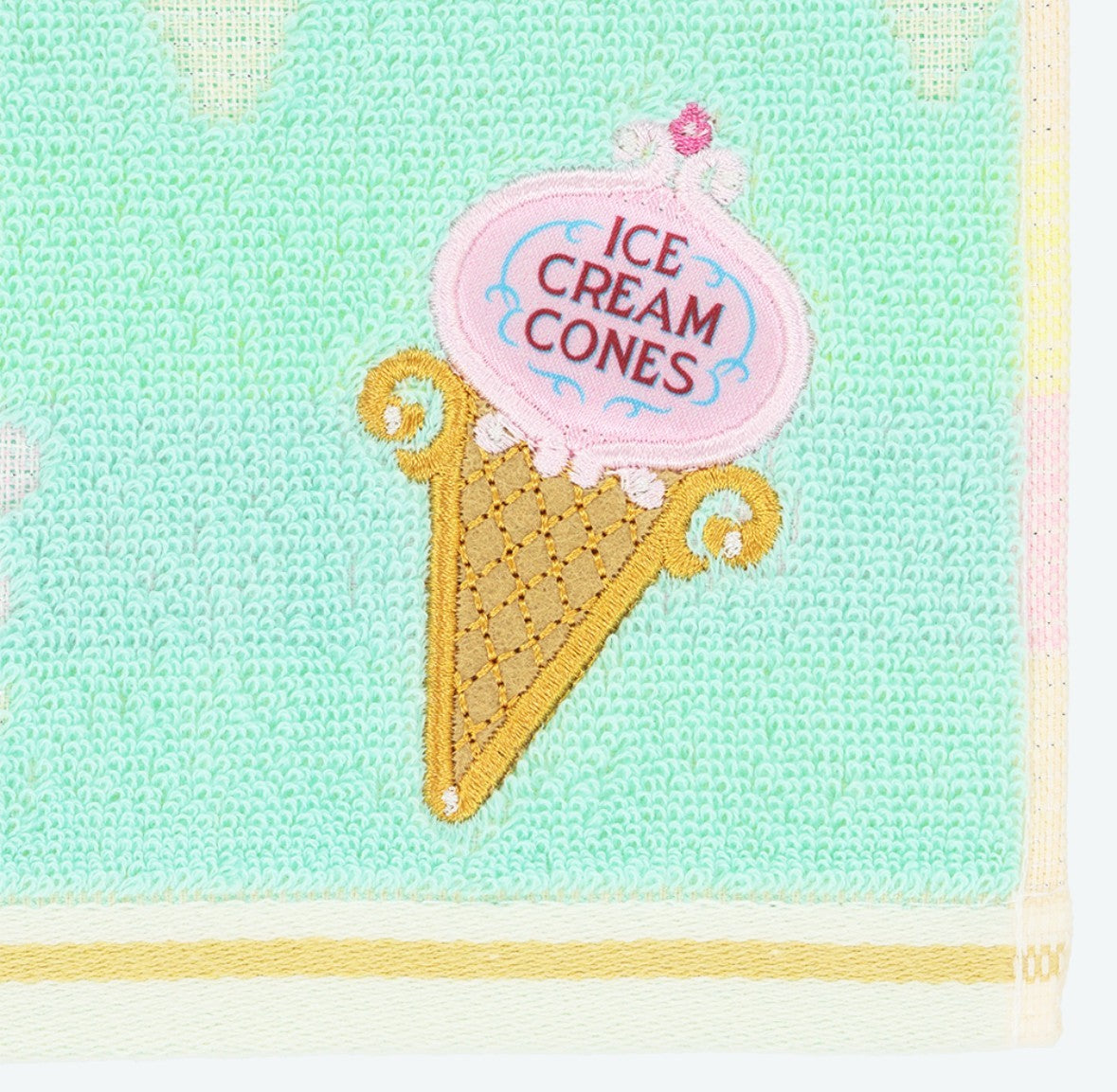 Japan Tokyo Disney Resort Ice cream cone Mini Towel limited