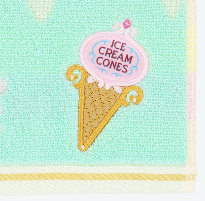 Japan Tokyo Disney Resort Ice cream cone Mini Towel limited