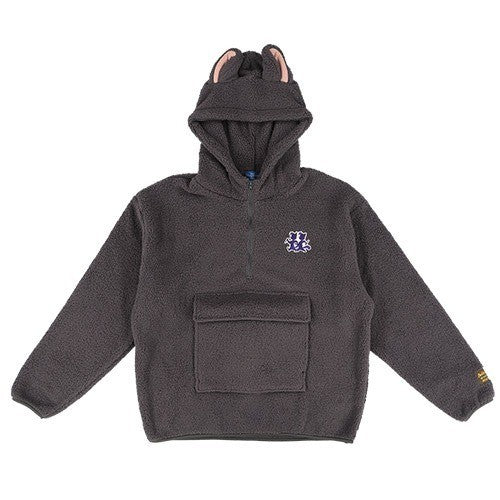 Japan Tokyo Disney Resort Ears Lost Kids Peter Pan Hoodie Gray Fantasy Springs