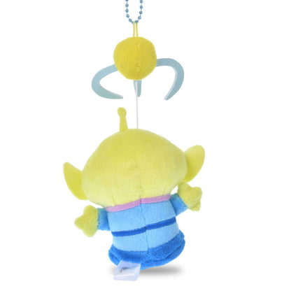 Japan Tokyo Disney Store Little Green Men Plush Keychain CRANEGAME Toy Story