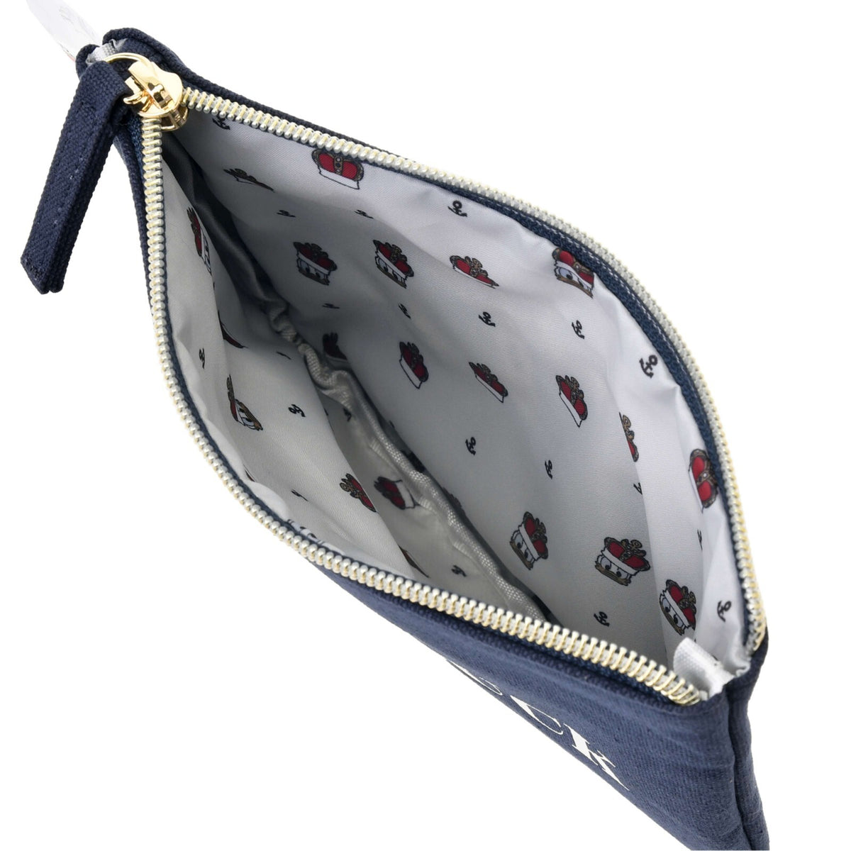 '+Japan Tokyo Disney Store Donald Pouch Flat DONALD THE KING BIRTHDAY
