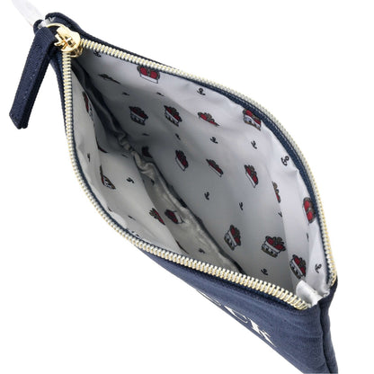 '+Japan Tokyo Disney Store Donald Pouch Flat DONALD THE KING BIRTHDAY
