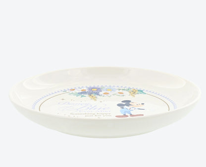 Japan Tokyo Disney Resort Store Mickey Minnie Blue Ever After Plate 2