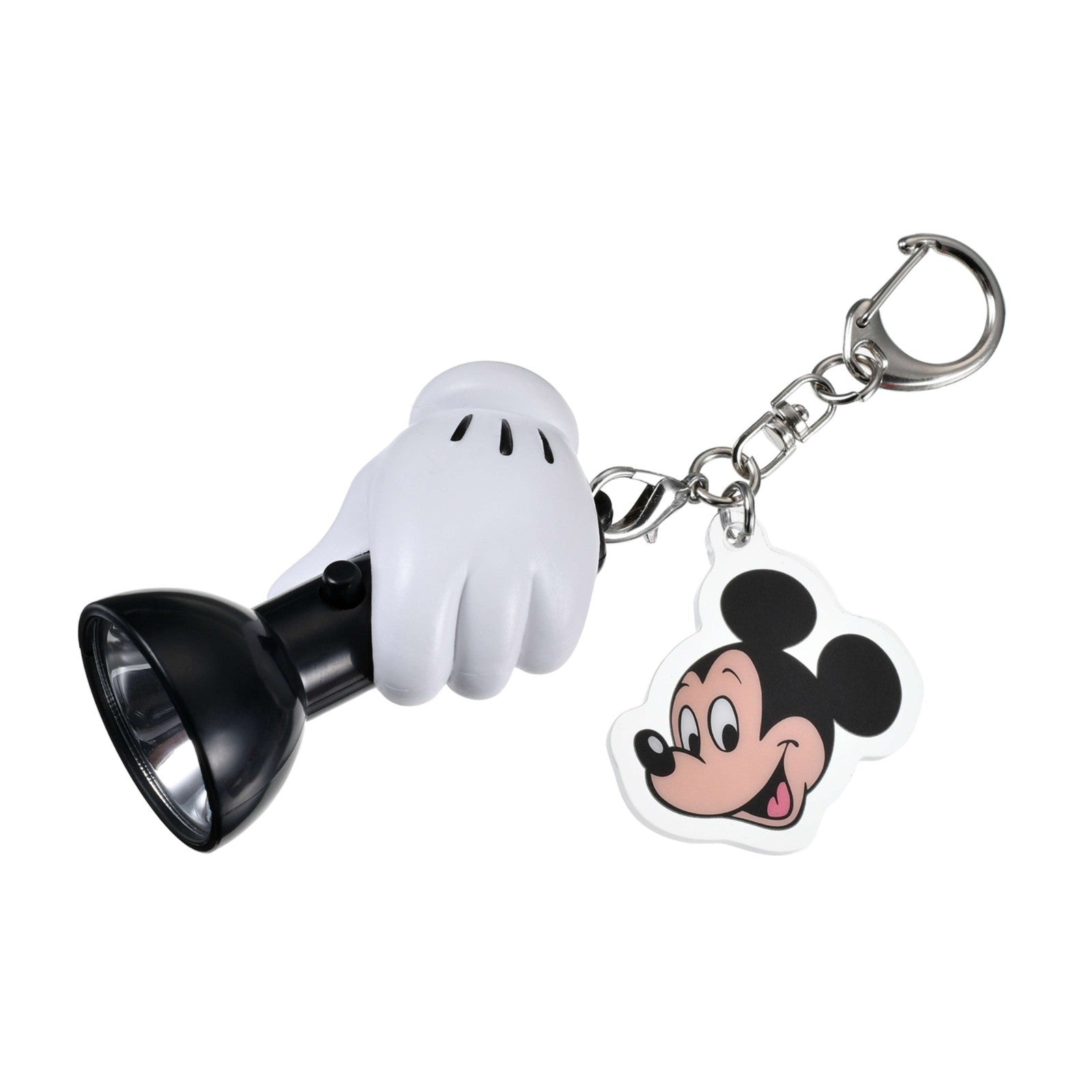 '+Japan Tokyo Disney Store Mickey Mouse Light-Up Flashlight-Style Keychain Fes