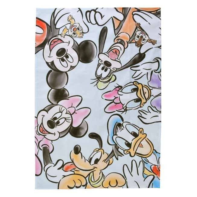 Japan Tokyo Disney Store Mickey Picnic Sheet Mat in Pouch LEISURE TIME