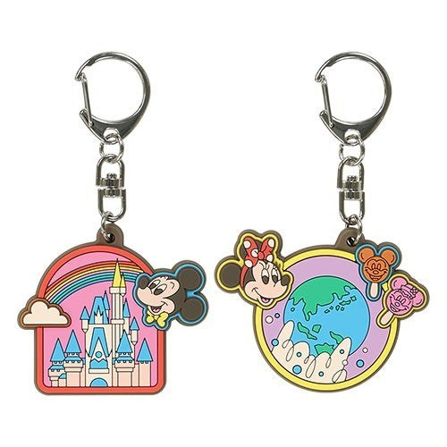 Japan Tokyo Disney Resort Mickey Minnie Mouse Charm Set Park Motif Memories