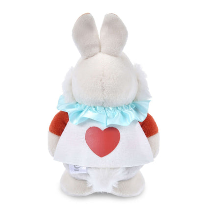 Japan Tokyo Disney Store White Rabbit Plush Toy StanDs Alice in Wonderland