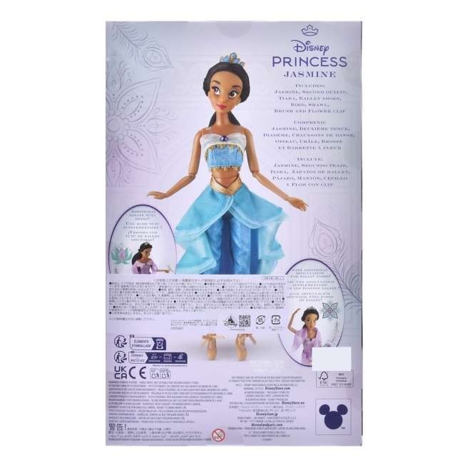 Japan Tokyo Disney Store Jasmine Doll Figure Set Ballet Aladdin