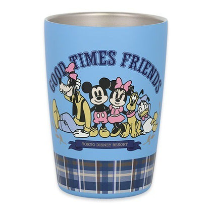 Japan Tokyo Disney Resort GOOD TIMES FRIENDS Mickey Mouse Tumbler