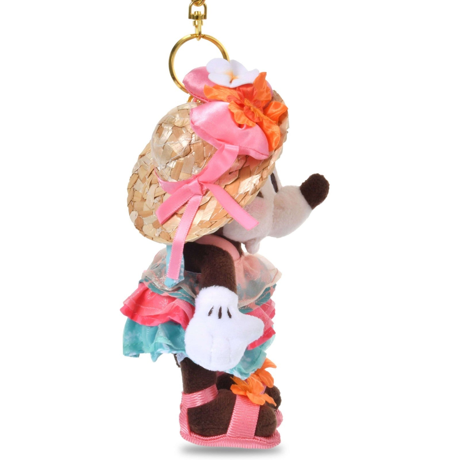Japan Tokyo Disney Store Minnie Mouse Plush Toy Keychain SUMMER STYLE 2026