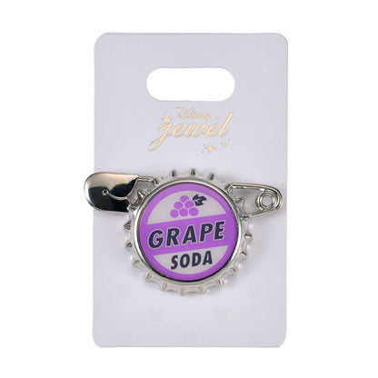 Japan Tokyo Disney Store Up Grape Soda Badge Brooch Costume Accessories
