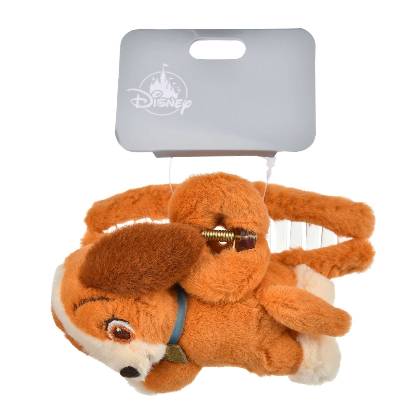 Japan Tokyo Disney Store Lady and the Tramp Hair Clip Huggable Plush Toy Style