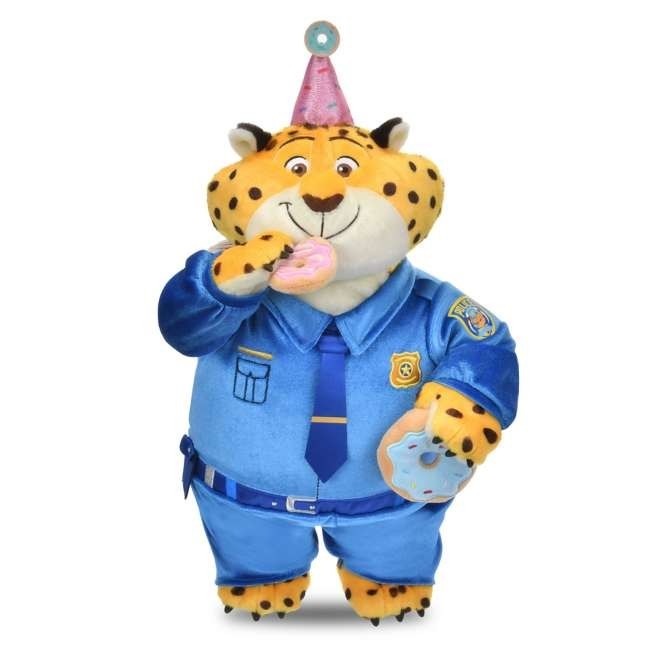 '+Japan Tokyo Disney Store Clawhauser Plush Toy 10th Anniversary Zootopia