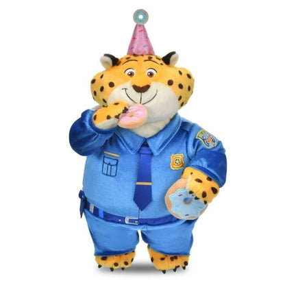 '+Japan Tokyo Disney Store Clawhauser Plush Toy 10th Anniversary Zootopia