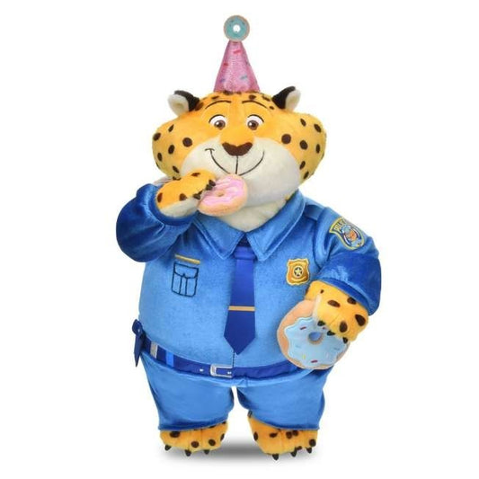 '+Japan Tokyo Disney Store Clawhauser Plush Toy 10th Anniversary Zootopia