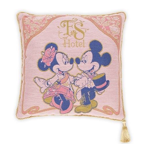 Japan Tokyo Disney Resort Cushion Mickey Minnie Fantasy Springs Hotel
