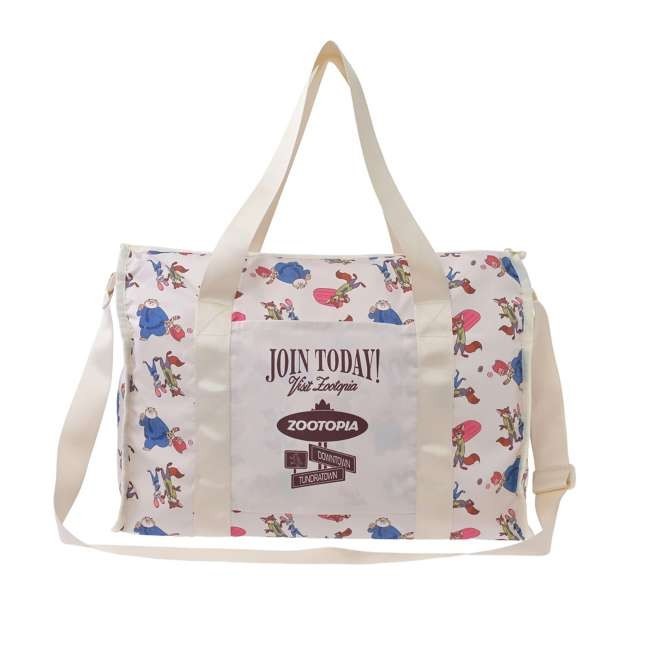 Japan Tokyo Disney Store ZOOTOPIA TRAVEL Foldable 2-Way Tote Bag Packable