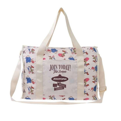 Japan Tokyo Disney Store ZOOTOPIA TRAVEL Foldable 2-Way Tote Bag Packable
