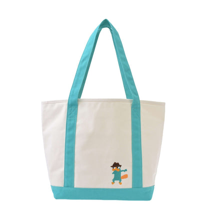 Japan Tokyo Disney Store Phineas & Ferb Agent P Embroidered Tote Bag