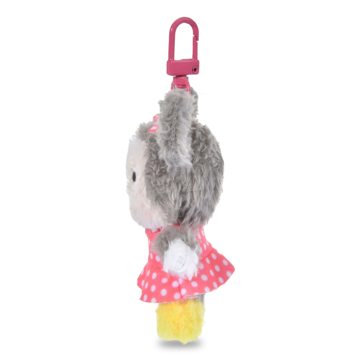 Japan Tokyo Disney Store Minnie Mouse Plush Toy Keychain MINIMINI FLAT