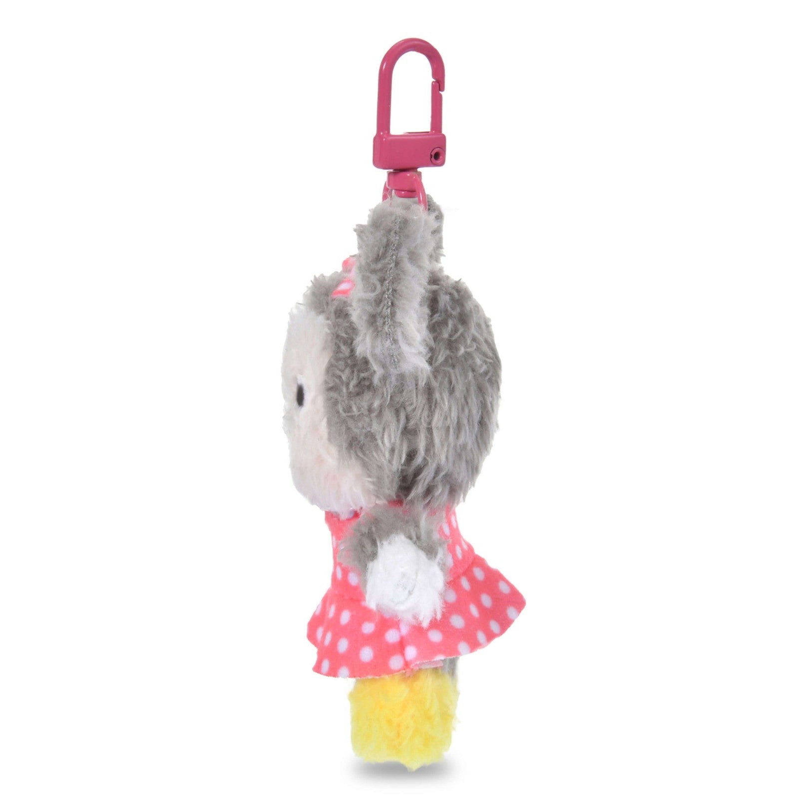 Japan Tokyo Disney Store Minnie Mouse Plush Toy Keychain MINIMINI FLAT