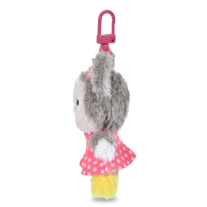 Japan Tokyo Disney Store Minnie Mouse Plush Toy Keychain MINIMINI FLAT