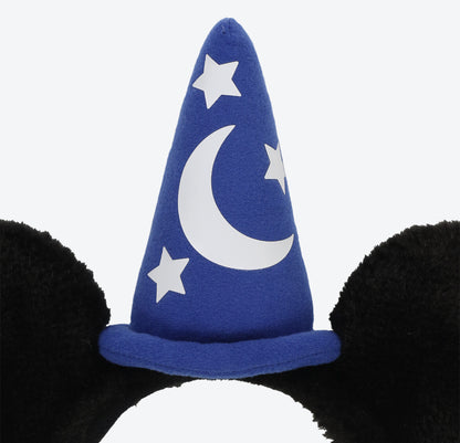 Japan Tokyo Disney Resort Ears Headband fluffy black red ribbon FANTASIA Mickey
