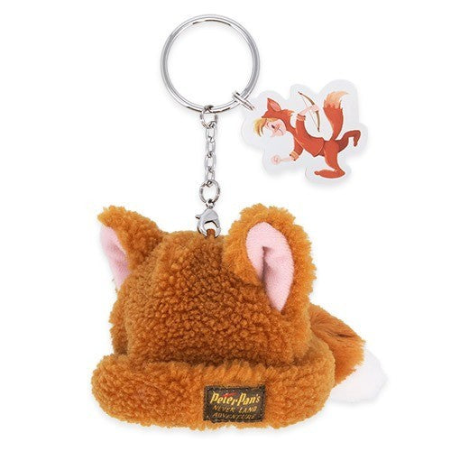 Japan Tokyo Disney Resort Cap Lost Kids Peter Pan Keychain FOX Fantasy Springs