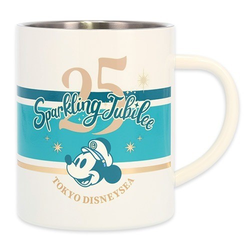 Japan Tokyo Disney Resort Sea 25th Sparkling Jubilee Stainless Steel Mug