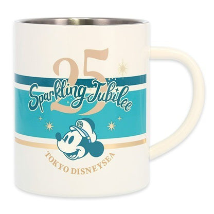 Japan Tokyo Disney Resort Sea 25th Sparkling Jubilee Stainless Steel Mug