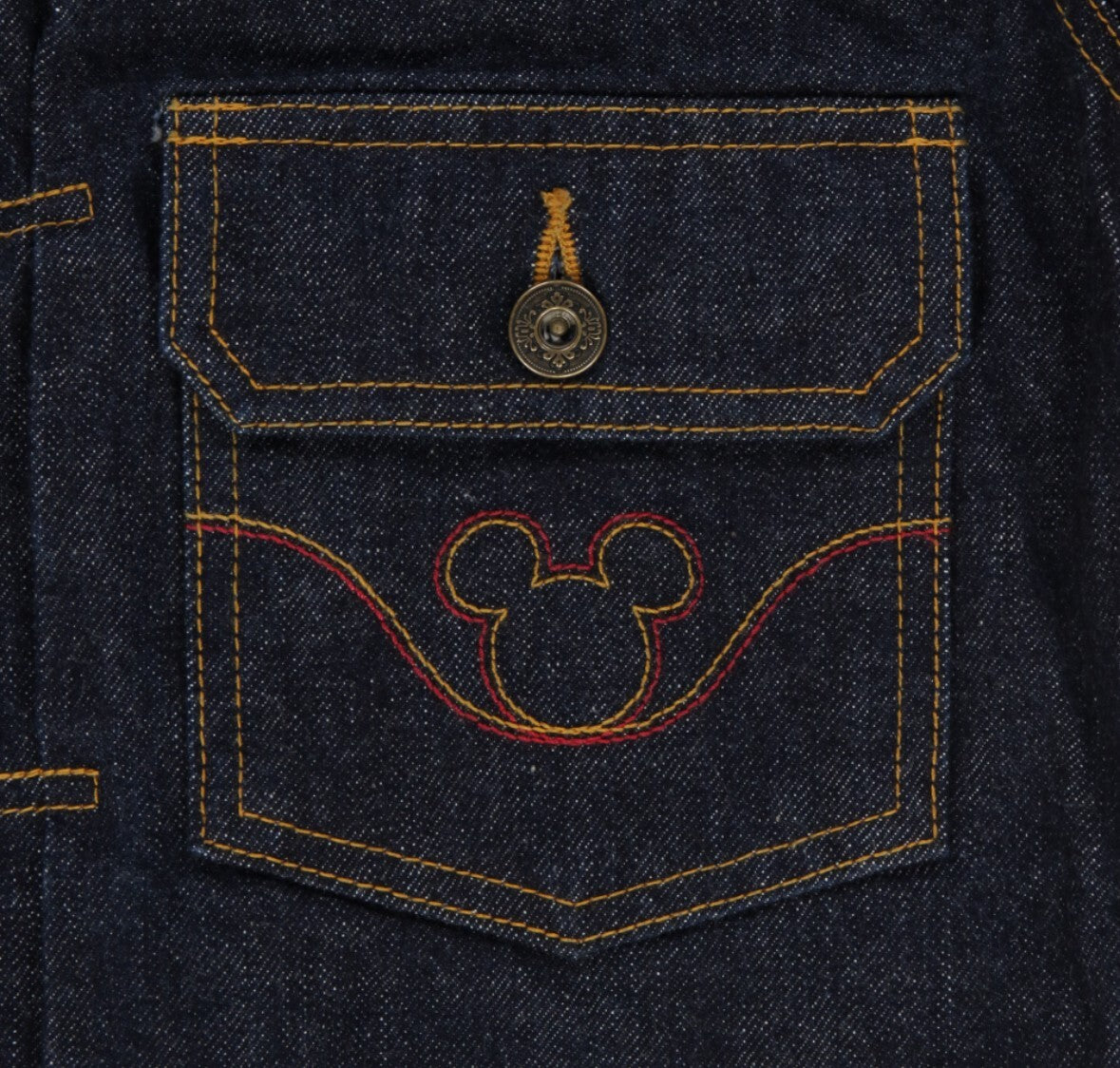 Japan Tokyo Disney Resort Mickey  Blouson Jacket Coat Denim jacket Western