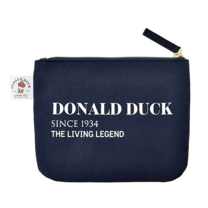 '+Japan Tokyo Disney Store Donald Pouch Flat DONALD THE KING BIRTHDAY