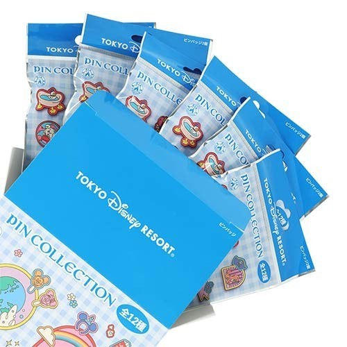 Japan Tokyo Disney Resort Mickey Mouse Pin Badge Set Park Motif Memories