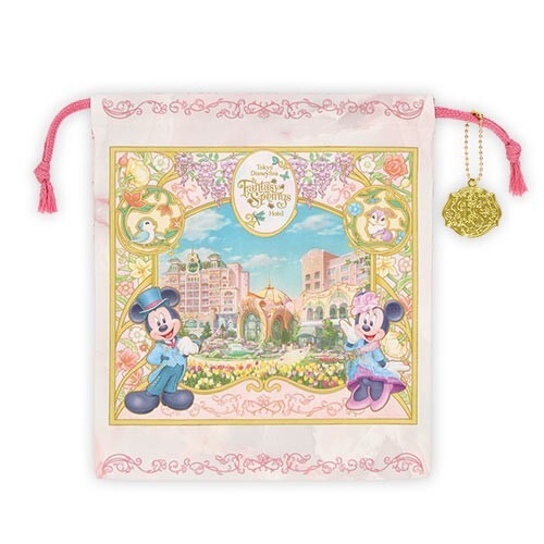 Japan Tokyo Disney Resort Mickey Minnie  pouch Fantasy Springs Hotel