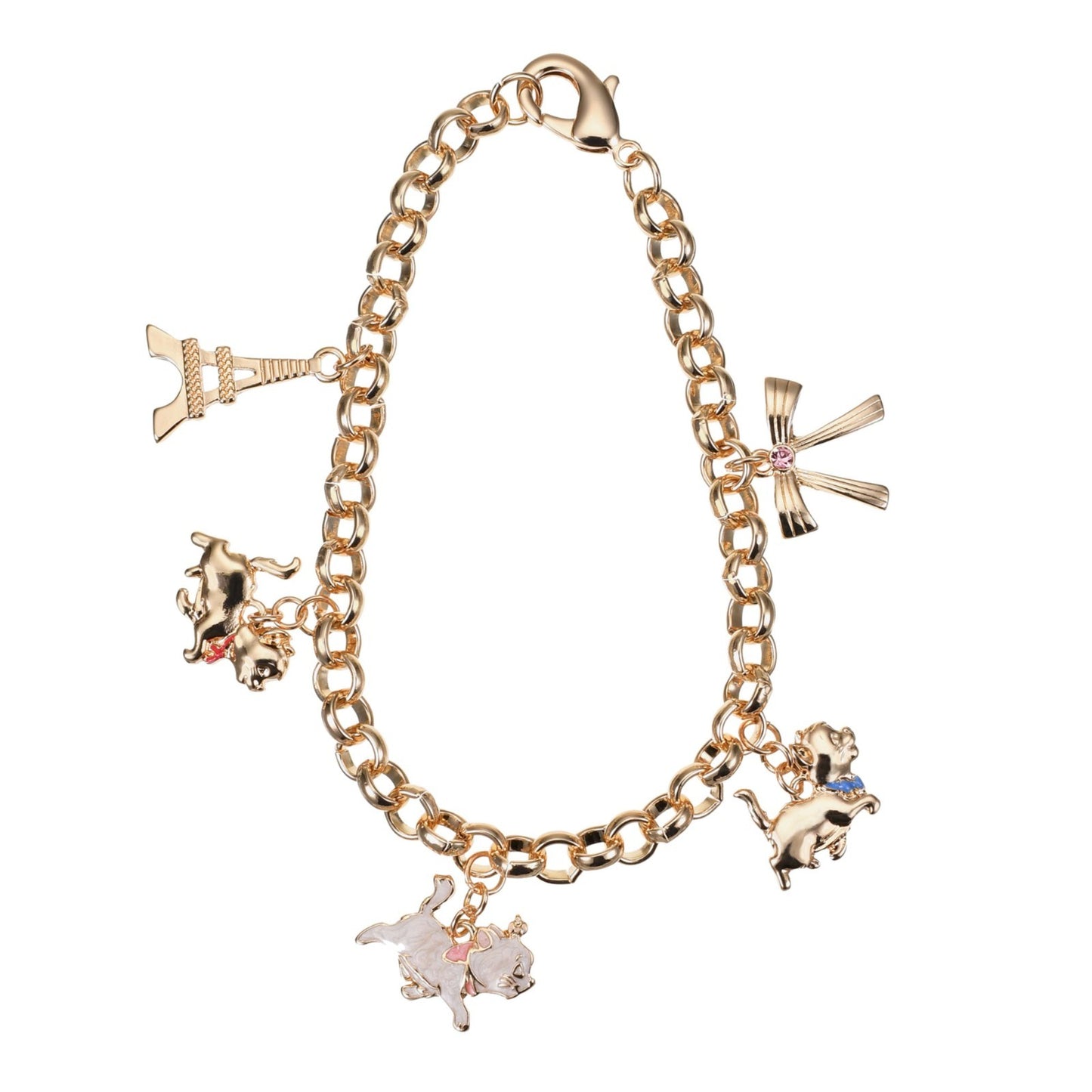 Japan Tokyo Disney Store Berlioz Toulouse Marie Bag Charm Chain FASHION CHARM