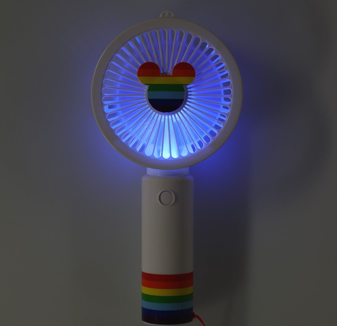 Japan Tokyo Disney Resort Electric fan Summer 2025 Glowing Light Rainbow