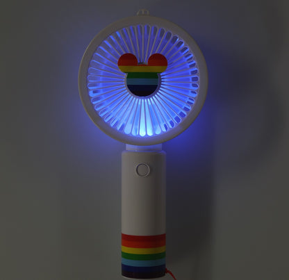 Japan Tokyo Disney Resort Electric fan Summer 2025 Glowing Light Rainbow