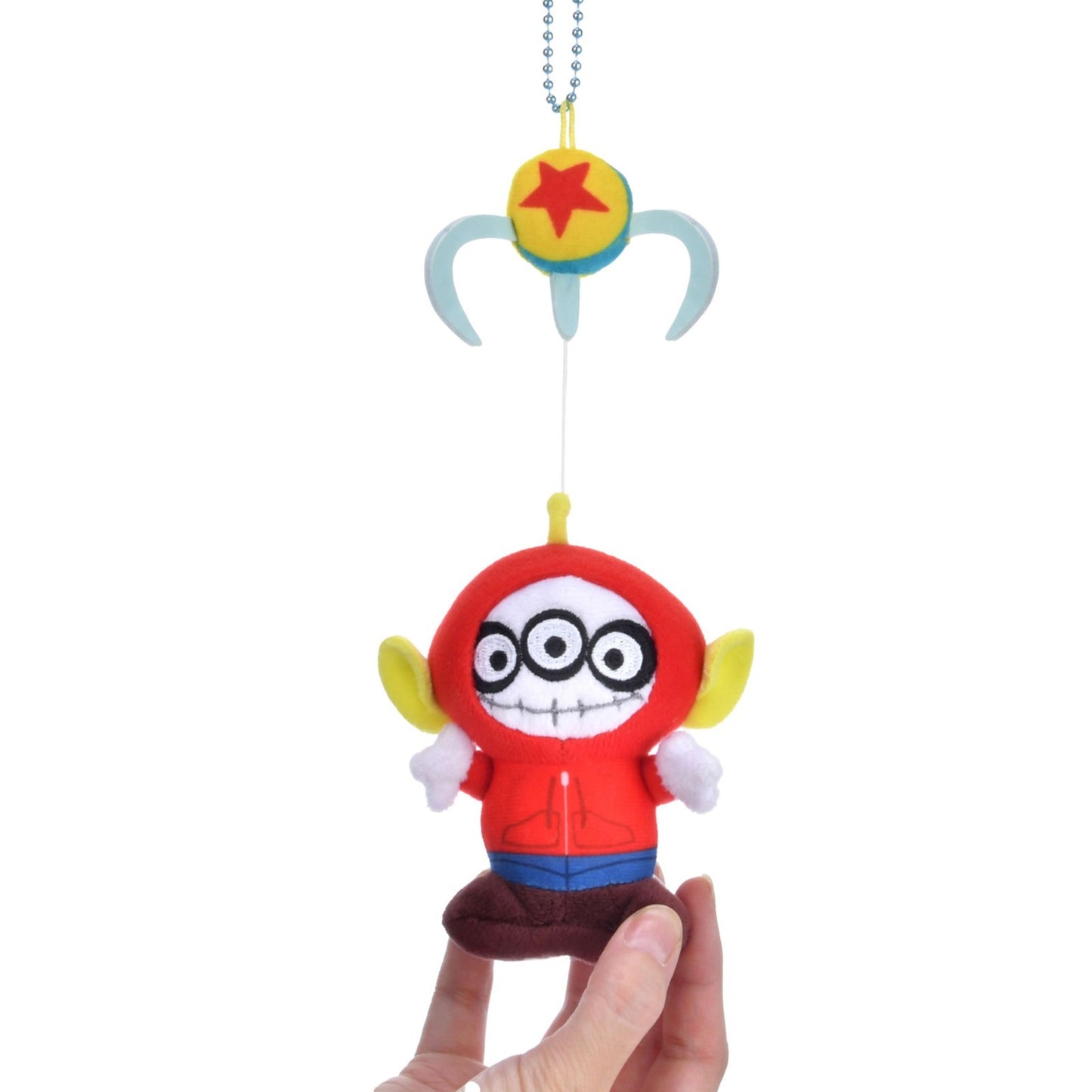 Japan Tokyo Disney Store Little Green Men Plush Keychain CRANEGAME Toy Story