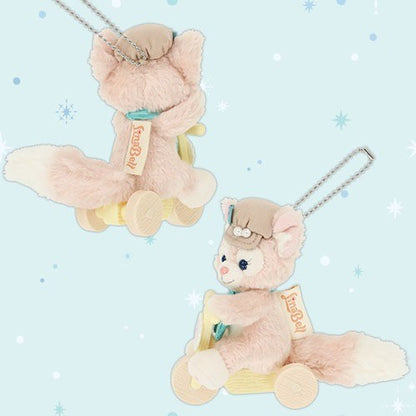 Japan Tokyo Disney Resort Duffy Beautiful Blue Plush Keychain Lina Bell