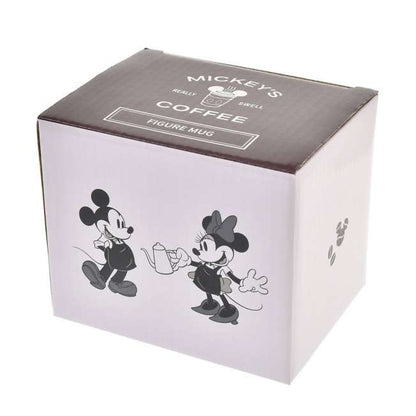 Japan Tokyo Disney Store Mickey & Minnie Mug "Life with Cafe"