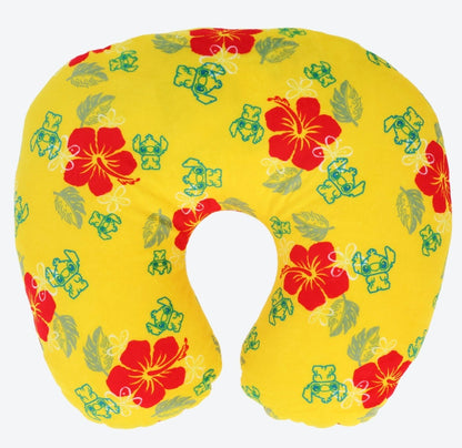 Japan Tokyo Disney Resort Lilo & Stitch Neck Pillow Cushion Plush Toy 2025