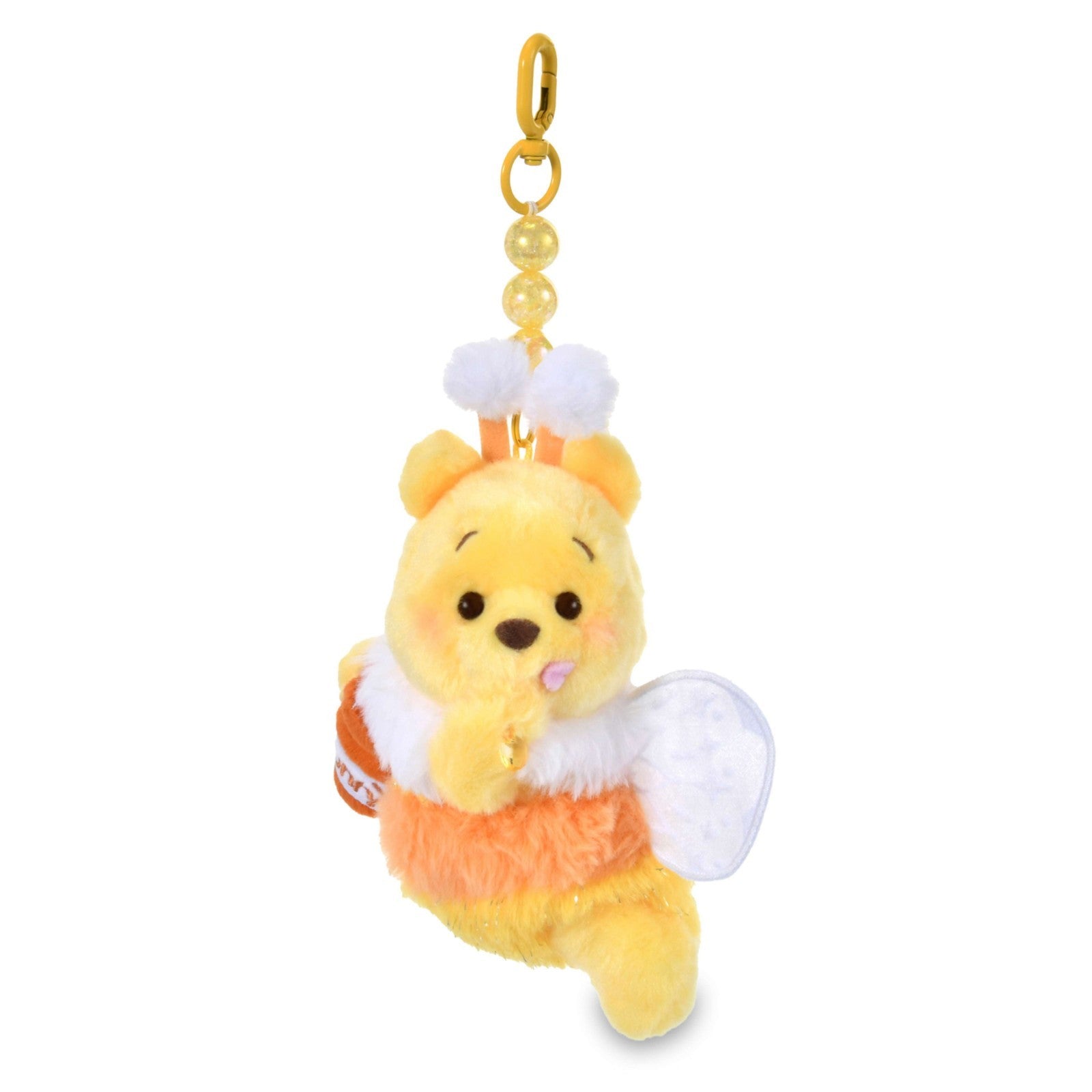 Japan Tokyo Disney Store Winnie the Pooh Plush Toy Keychain FAIRY POOH