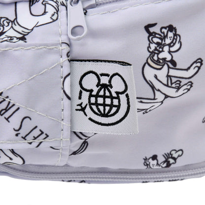 Japan Tokyo Disney Store Mickey Clothes Compression Storage Pouch L Purple