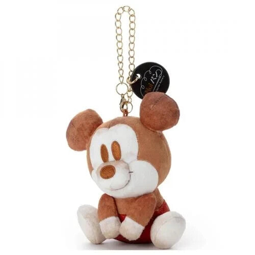 Japan Disney Takara Tommy Nui Pan Bakery Plush Toy Keychain Mickey